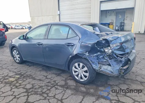 2016 Toyota Corolla Le из США, поврежденный, VIN 2T1BURHE8GC618247